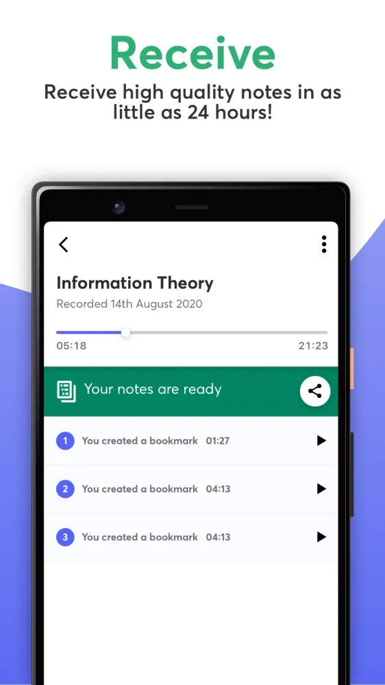 Note Taking Express Screenshots
