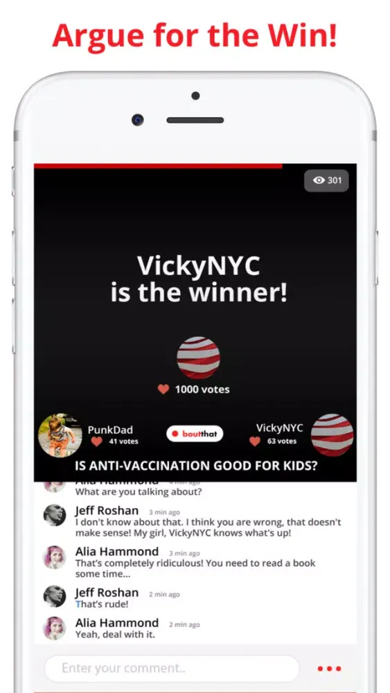 BoutThat - Live Video Debates Screenshots