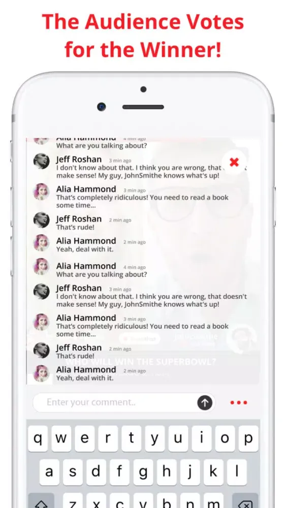 BoutThat - Live Video Debates Screenshots