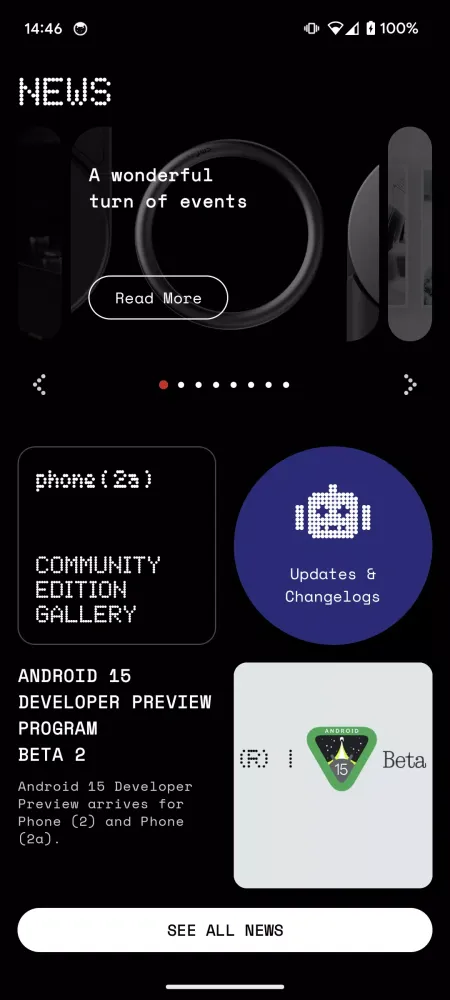 Nothing News Screenshots