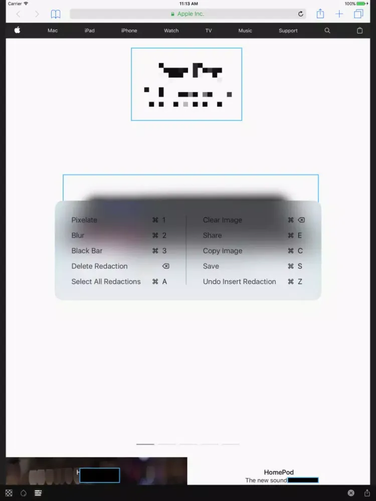 Redacted — Censor stuff iPad  स्क्रीनशॉट
