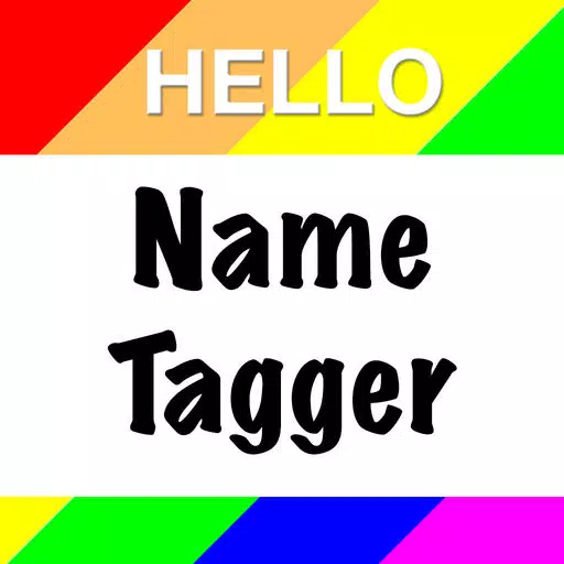 NAMETAGGER Fun, Funny NameTag w/ Name & Title! Landscape, Portrait & Watch Modes