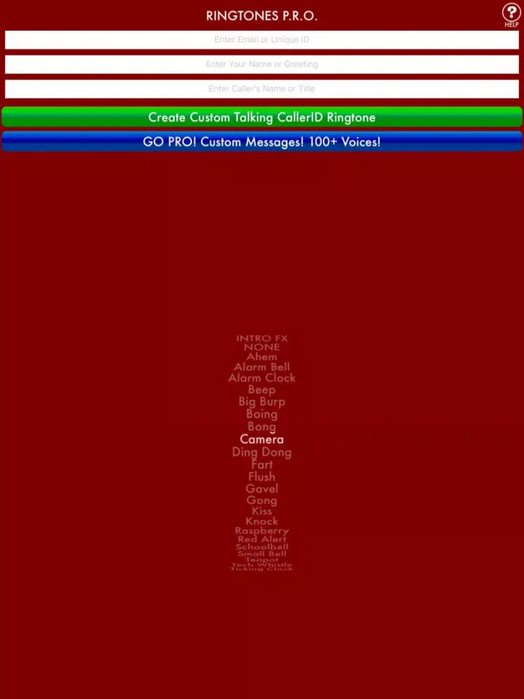 ภาพหน้าจอของ Ringtones P.R.O. iPad 