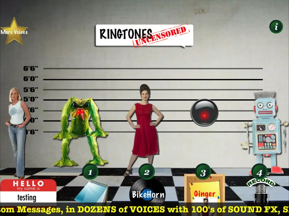 TALKING RINGTONES iPad  স্ক্রিনশট