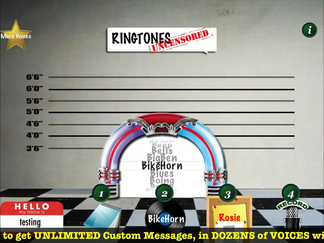 TALKING RINGTONES iPad  স্ক্রিনশট