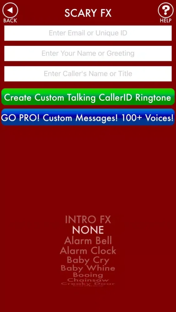 Tangkapan layar SCARY FX Halloween Ringtones & Sound Effects