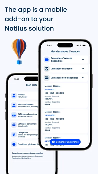 Notilus - Expense report স্ক্রিনশট