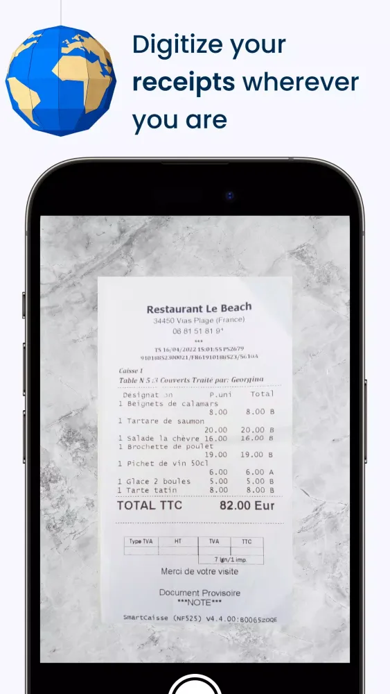 Tangkapan skrin Cegid Notilus travel expenses