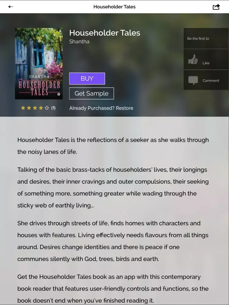 Householder Tales iPad 應用截圖