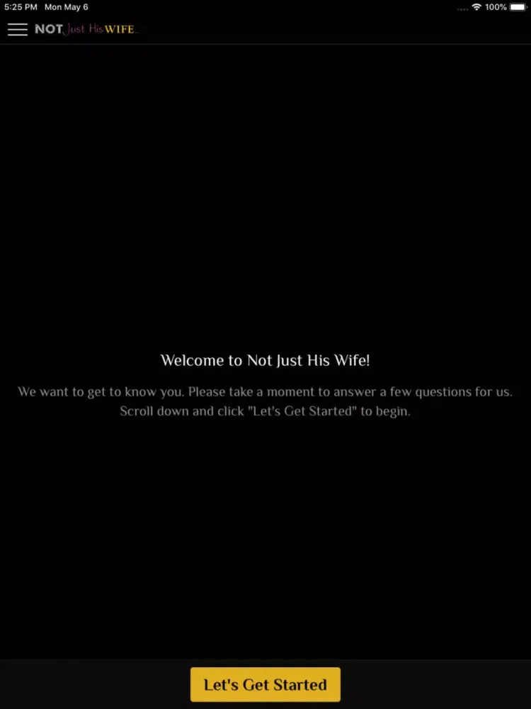 Capturas de pantalla de Not Just His Wife iPad 