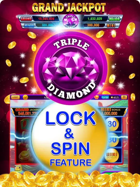 Lucky Slot Machine Games iPad  স্ক্রিনশট
