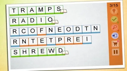 Capturas de tela do Word Scramble - Good Times