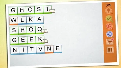 Capturas de tela do Word Scramble - Good Times