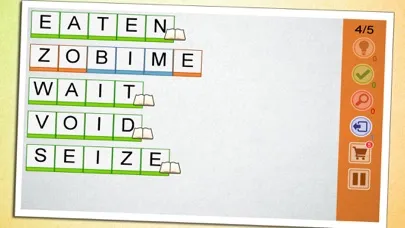 Capturas de tela do Word Scramble - Good Times