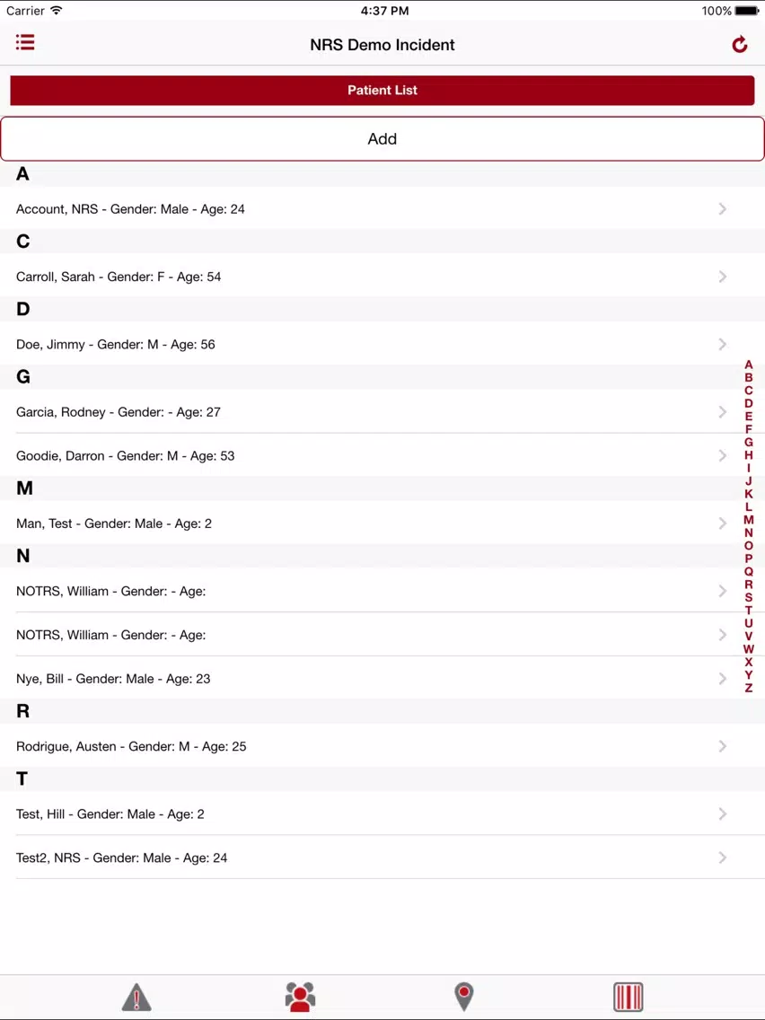 Tangkapan skrin ALT Mobile App iPad 