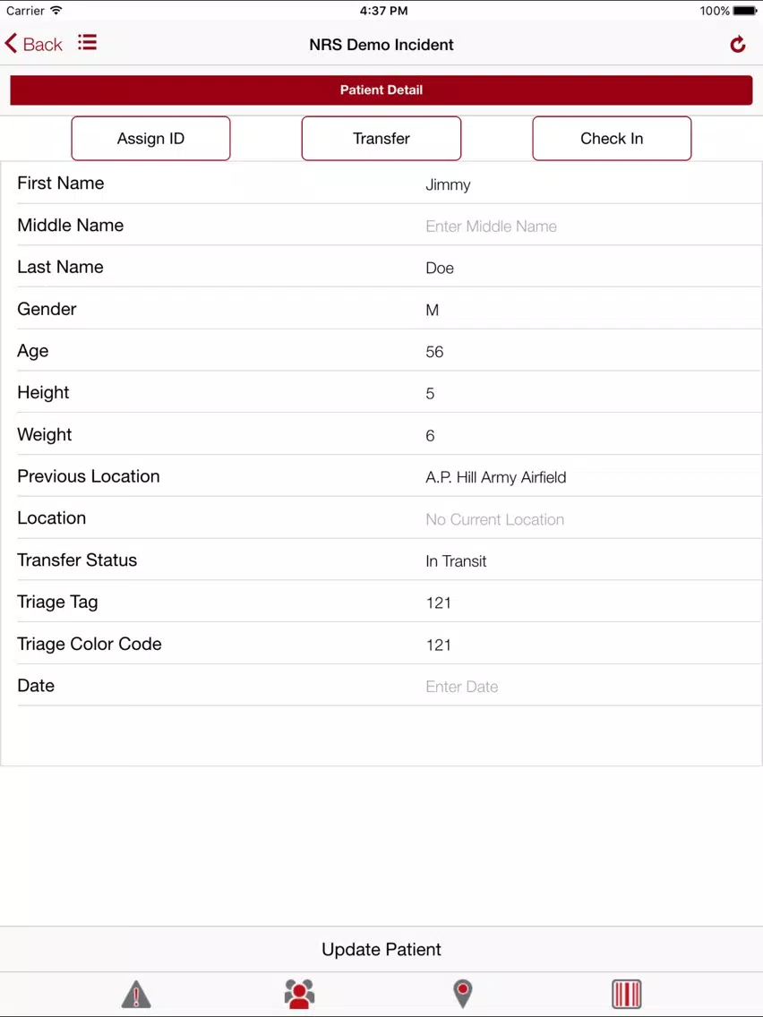 Tangkapan skrin ALT Mobile App iPad 