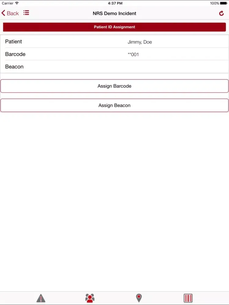 ภาพหน้าจอของ ALT Mobile App iPad 