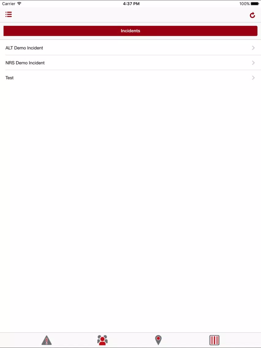 Tangkapan skrin ALT Mobile App iPad 