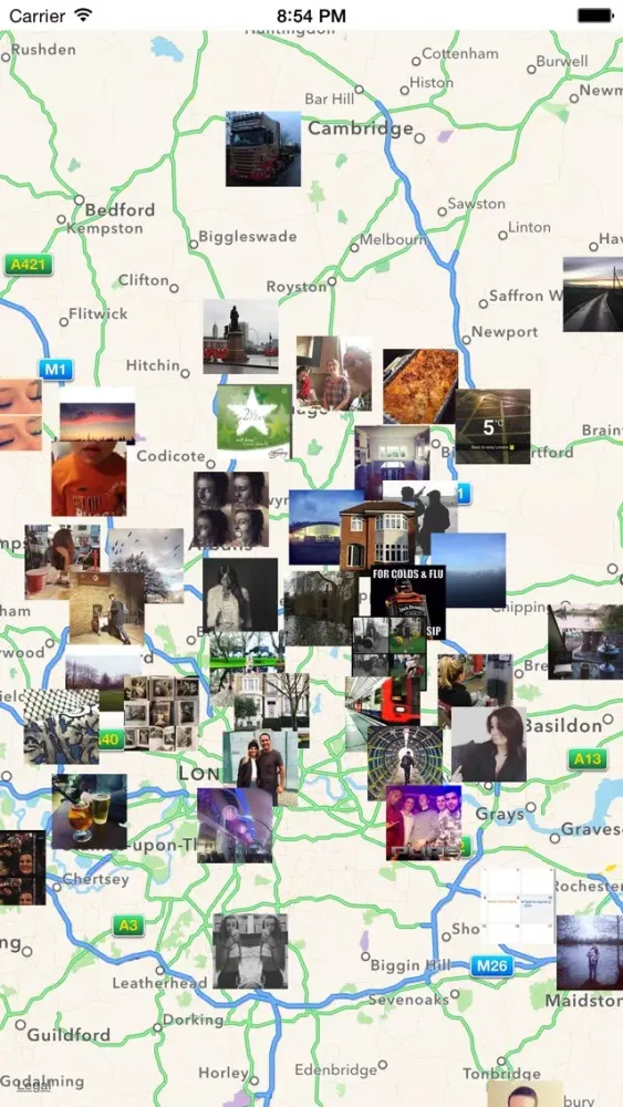 Photo Map - Discover Instagram photos on a map Screenshots