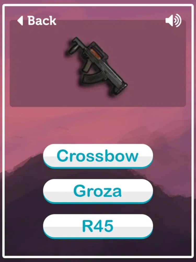 PubGuns Quiz - Weapons Trivia iPad 应用截图
