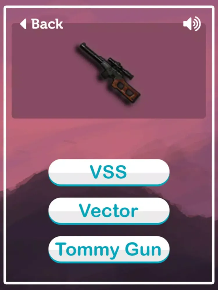 PubGuns Quiz - Weapons Trivia iPad 应用截图