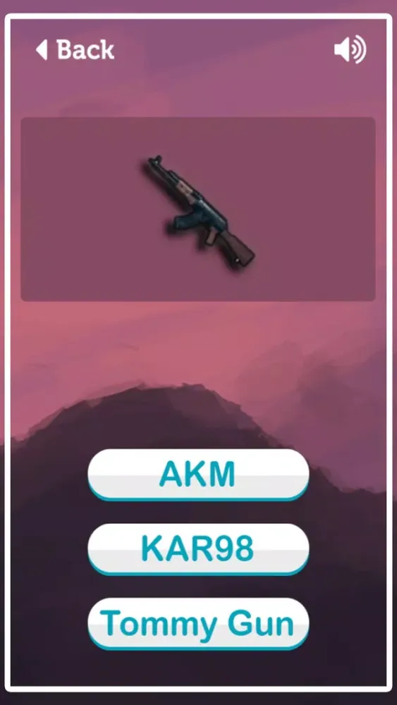 PubGuns Quiz - Weapons Trivia应用截图