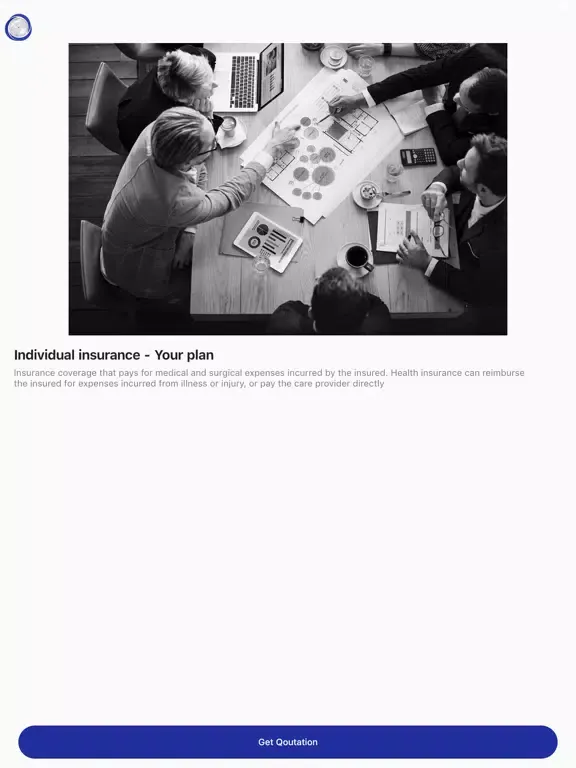 ภาพหน้าจอของ Khoury Insurance Brokerage iPad 
