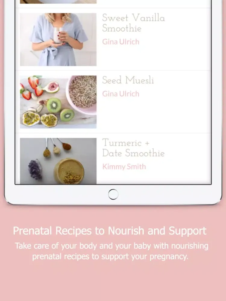 Nourished Mummy Project iPad  スクリーンショット