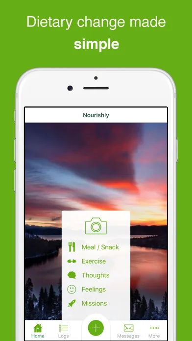 Capturas de pantalla de Nourishly - Nutrition & Diet