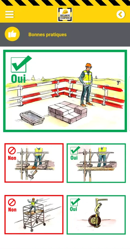 Sécurité sur les Chantiers スクリーンショット