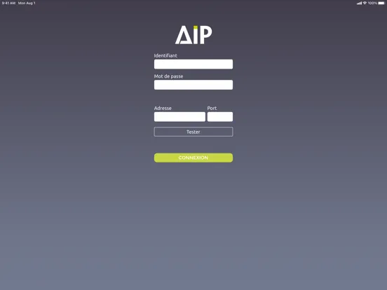 AIP iPad  Screenshots