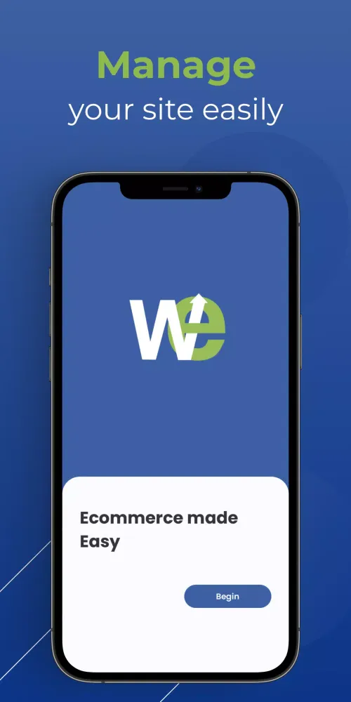 Tangkapan skrin WEmanage app
