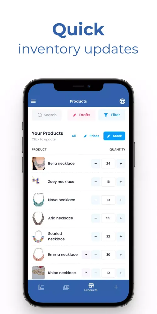 Tangkapan skrin WEmanage app