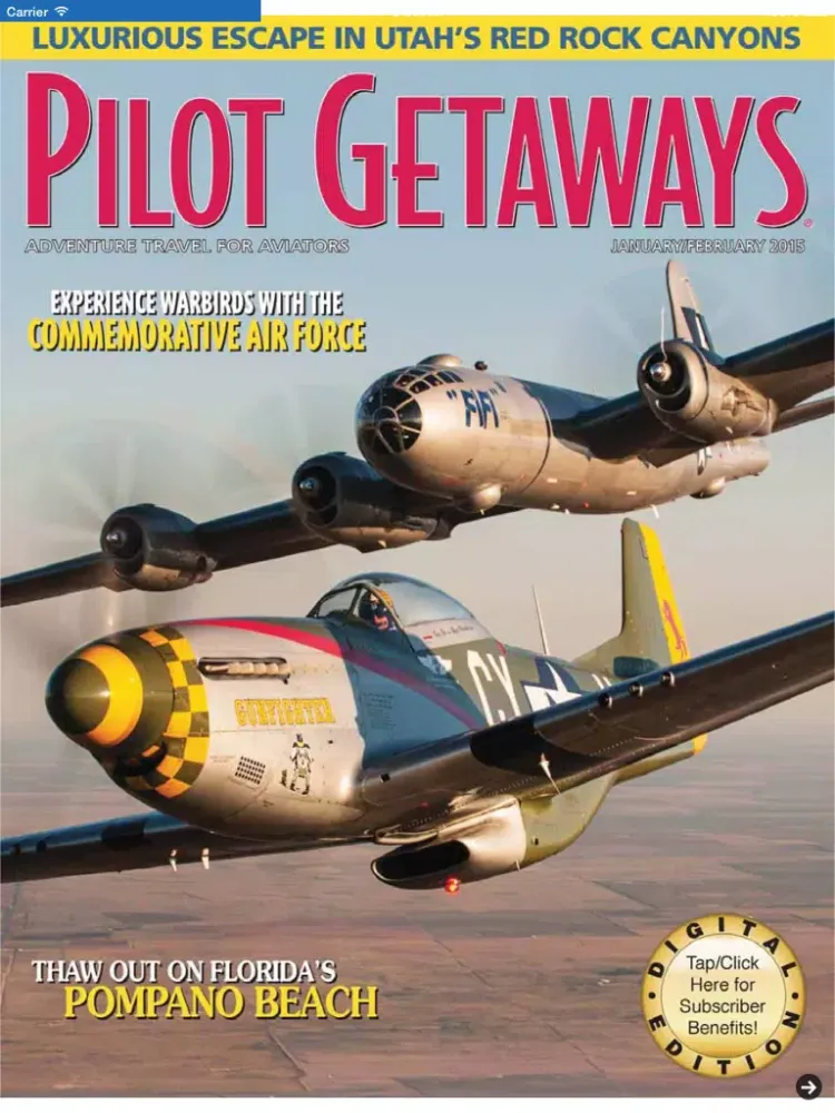Zrzuty ekranu Pilot Getaways - Adventure Travel for Aviators iPad 
