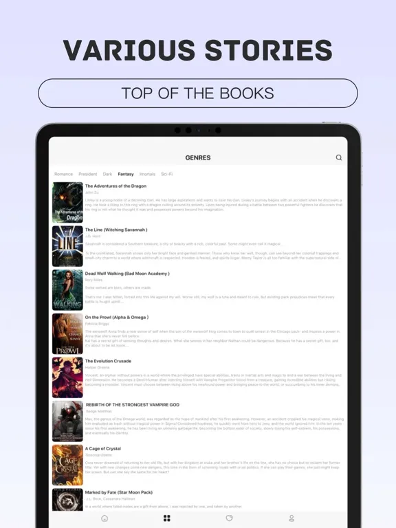 Pup Leer - Romance Novels iPad 应用截图