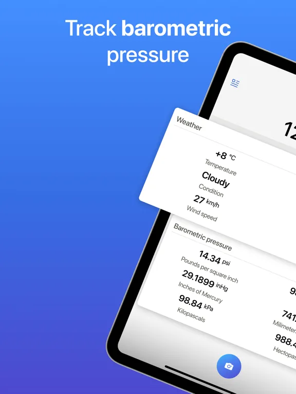 Zrzuty ekranu Altitude Tracker Pro Elevation iPad 