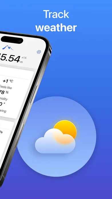 Zrzuty ekranu Altitude Tracker Pro Elevation