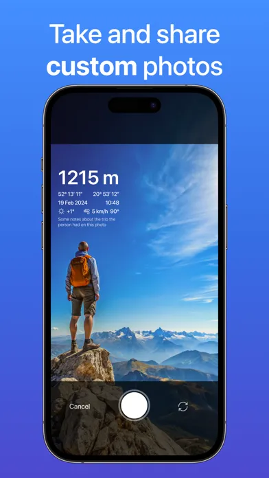 Zrzuty ekranu Altitude Tracker Pro Elevation