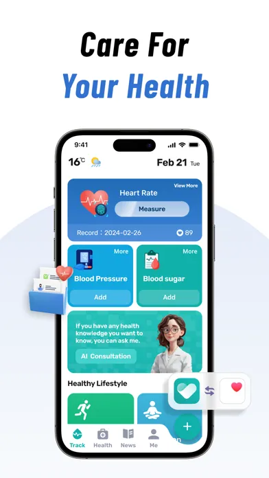 Ảnh chụp màn hình của Health Tracker: BP Hub