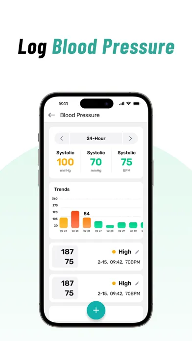Ảnh chụp màn hình của Health Tracker: BP Hub