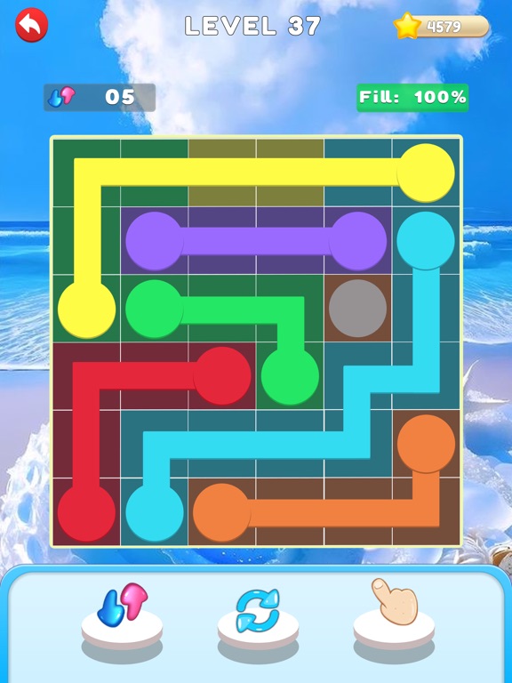 Match The Dots Connection Game iPad  سکرین شاٹس