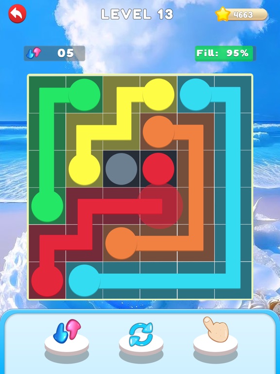 Match The Dots Connection Game iPad  سکرین شاٹس