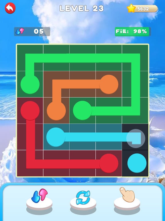 Match The Dots Connection Game iPad  سکرین شاٹس