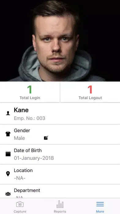 Screenshot di InOut App