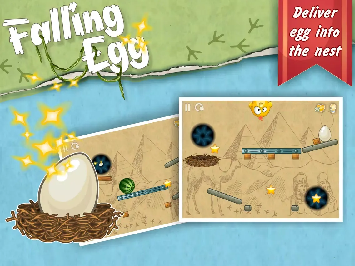 Captures d'écran de Falling Egg: Chicky’s Adventure iPad 