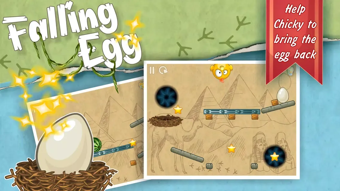 Captures d'écran de Falling Egg: Chicky’s Adventure