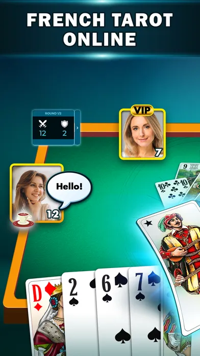 Zrzuty ekranu VIP Tarot Online Card Game
