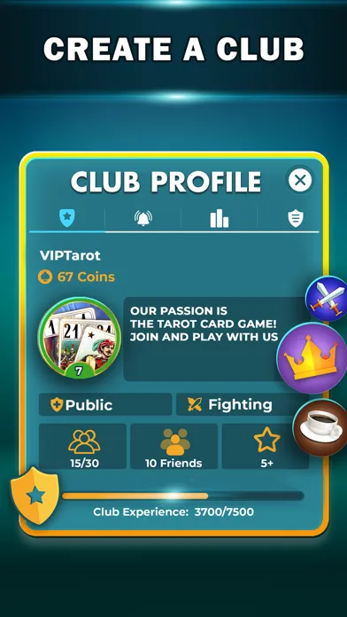 Zrzuty ekranu VIP Tarot Online Card Game