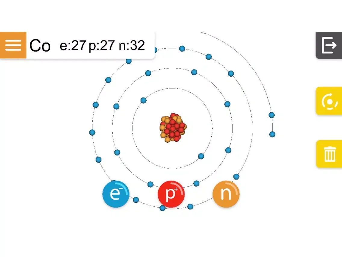 Atom Phys - Atom constructor iPad  स्क्रीनशॉट
