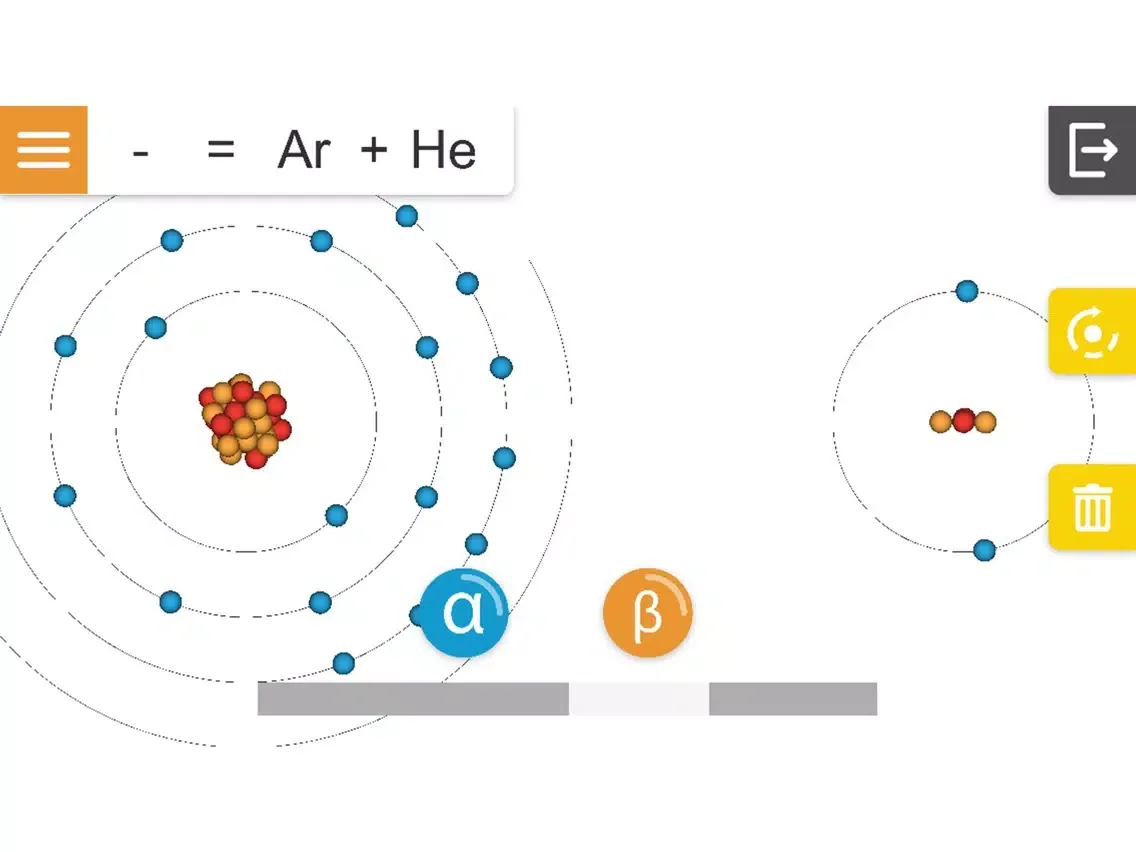 Atom Phys - Atom constructor iPad  स्क्रीनशॉट